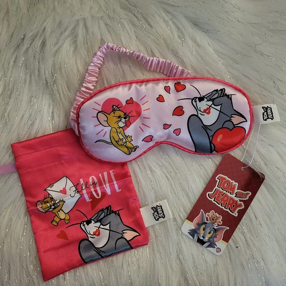 Tom & Jerry Eye Mask w/ Pouch
